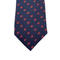 WagnPurr Shop Men's Tie THOMAS PINK Bee Motif Woven Tie - Navy New w/Tags