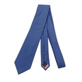 WagnPurr Shop Men's Tie THOMAS PINK Geometric Micro-Pattern Silk Tie - Blue