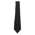 WagnPurr Shop Men's Tie THOMAS PINK Micro Herringbone Woven Tie - Black New w/Tags