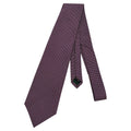 WagnPurr Shop Men's Tie XMI PLATINUM TIE Silk Mini Print Tie - Purple & Red