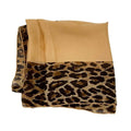 WagnPurr Shop Scarves & Shawls DOLCE & GABBANA Leopard Trim Scarf- Tan New w/Tags