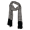 WagnPurr Shop Scarves & Shawls SCARF Plaid Houndstooth- Black, White