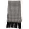 WagnPurr Shop Scarves & Shawls SCARF Plaid Houndstooth- Black, White