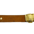 WagnPurr Shop Women's Belt LOUIS VUITTON Vintage Gold Belt with Louis Vuitton Box