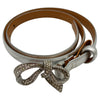 WagnPurr Shop Women's Belt RALPH LAUREN Leather Belt with Rhinestone Buckle