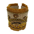WagnPurr Shop Women's Bracelet SHIRALEAH Santamaria Sunset Cuff Bracelet- Gold New with Tags