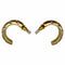 WagnPurr Shop Women's Earrings EARRINGS Swarovski Crystal Hoops - Gold