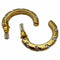WagnPurr Shop Women's Earrings EARRINGS Swarovski Crystal Hoops - Gold