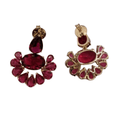 WagnPurr Shop Women's Earrings MCRISTALS "Sherryl" Statement Earrings - Red New w/Tags