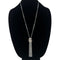 WagnPurr Shop Women's Necklace BRIGHTON Swarovski Tassel Necklace - Silver