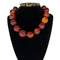 WagnPurr Shop Women's Necklace CASTLECLIFF Vintage Hand Strung Amber Beaded Necklace