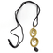 WagnPurr Shop Women's Necklace DENISE McMURTRIE Handmade Double Swirl Gold Necklace - New w/Tags