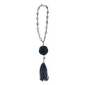 WagnPurr Shop Women's Necklace NECKLACE Beaded with Ornate Charm and Tassels - New w/out Tags