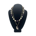 WagnPurr Shop Women's Necklace NECKLACE Double Strand Crystal Beads & Pearls