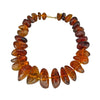 WagnPurr Shop Women's Necklace NECKLACE Hand-Knotted with Amber Beads