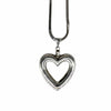 WagnPurr Shop Women's Necklace NECKLACE Open Puffy Heart - Sterling Silver