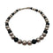 WagnPurr Shop Women's Necklace NECKLACE with Sterling Silver & Black Beads