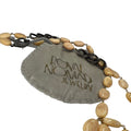 WagnPurr Shop Women's Necklace ROYAL NOMAD Agate Stone Necklace - Cream