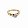 WagnPurr Shop Women's Ring RING Solitaire Diamond 14K Gold